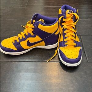 Nike Kids Sneakers - Bold Purple and Yellow